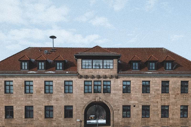 Gewerbegebäude im Winter Hamburg